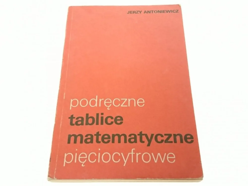 Nowość PODRĘCZNE TABLICE MATEMATYCZNE