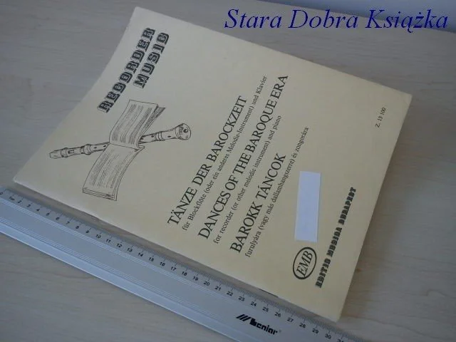 Obniżka ceny RECORDER MUSIC. TANZE DER BAROCKZEIT