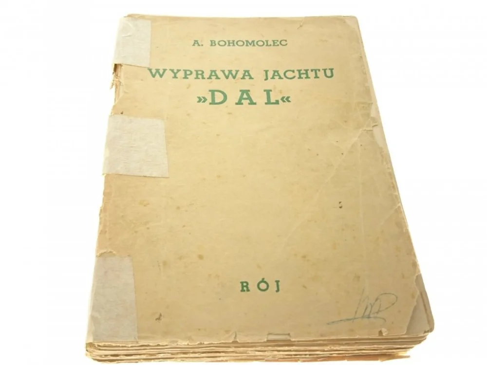 WYPRAWA JACHTU 'DAL' - A. Bohomolec_UNIKAT 1937 r. Szybka wysyłka