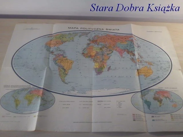 Oferta MAPA POLITYCZNA ŚWIATA 1965
