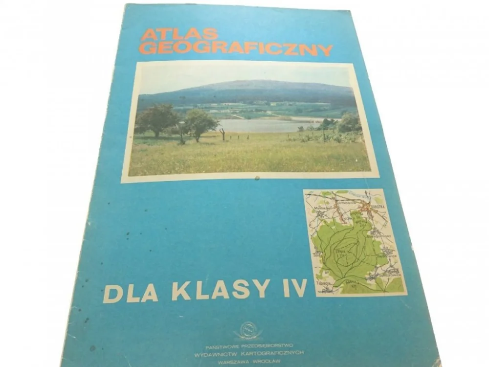 ATLAS GEOGRAFICZNY DLA KLASY IV 1986 Cena promocyjna