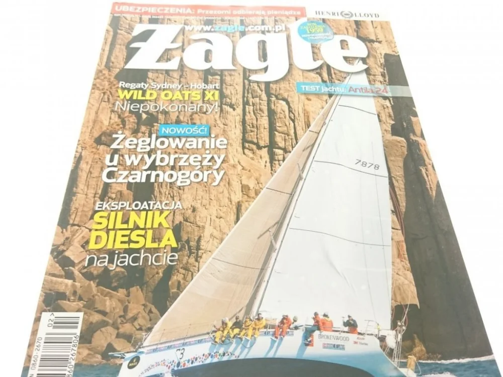 Sprawdź teraz ŻAGLE NR 2 LUTY 2008 + JACHTY MOTOROWE NR 2 '08