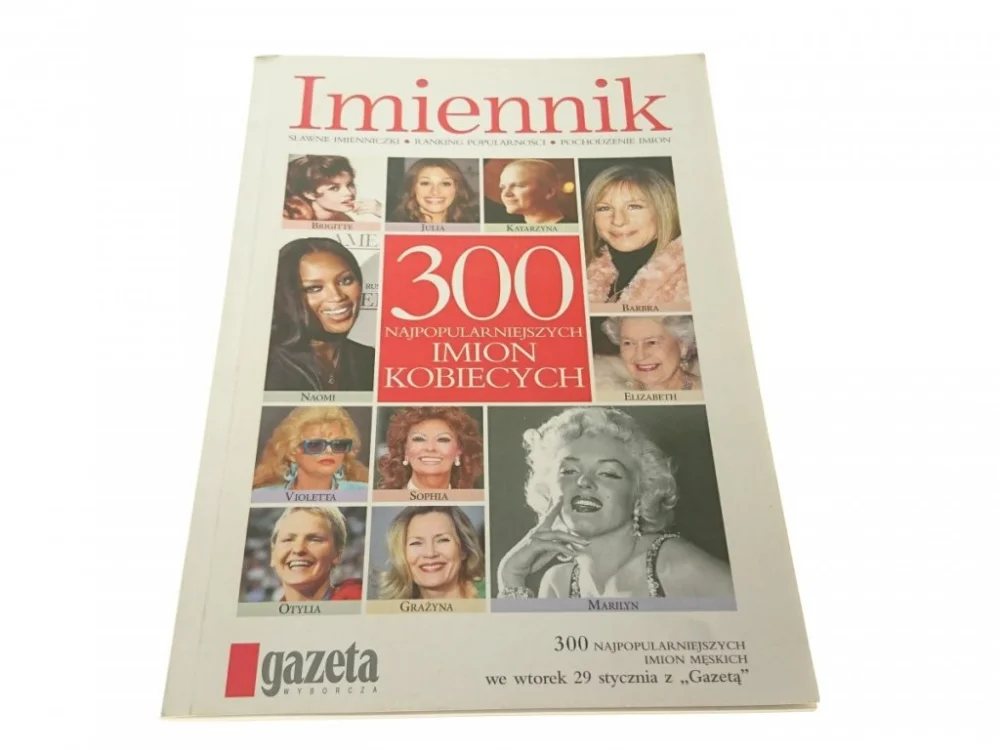 Bezpieczna płatność 300 NAJPOPULARNIEJSZYCH IMION KOBIECYCH