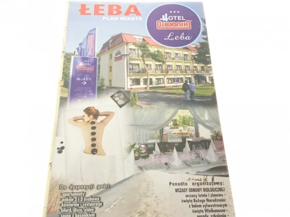 ŁEBA PLAN MIASTA. HOTEL WODNIK Ekspresowa dostawa