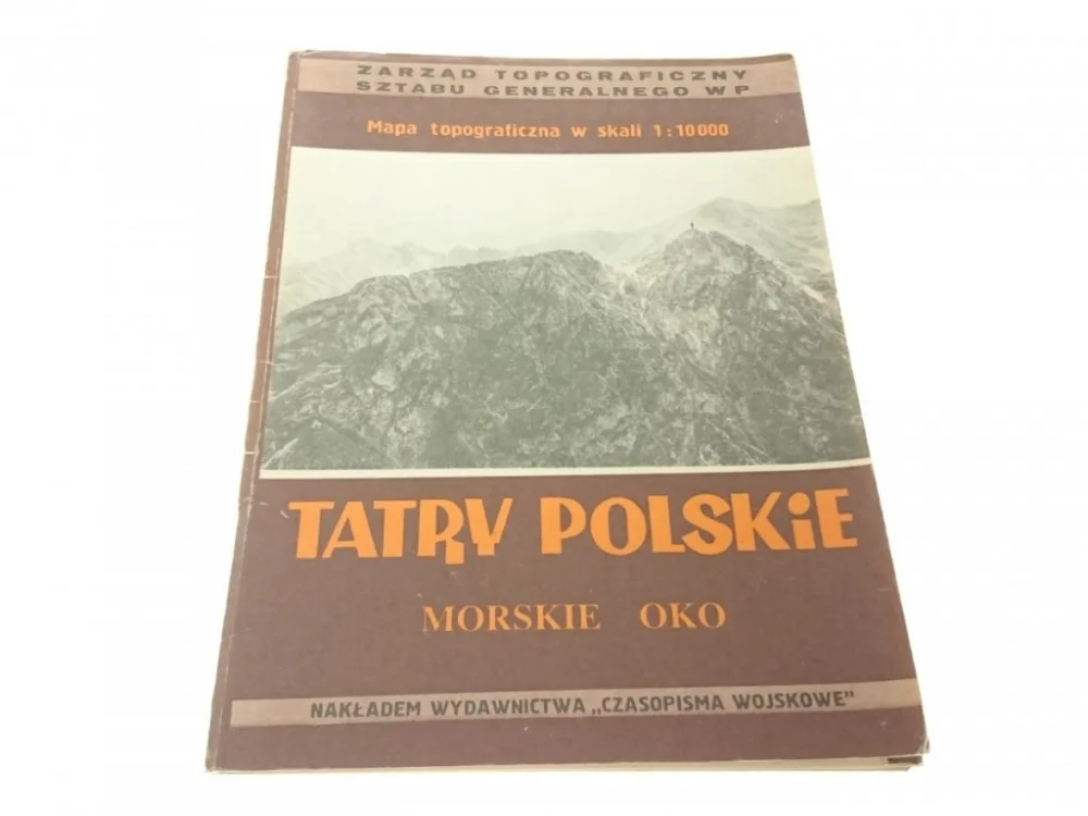 Ekspresowa dostawa TATRY POLSKIE. MORSKIE OKO. MAPA TOPOGRAFICZNA