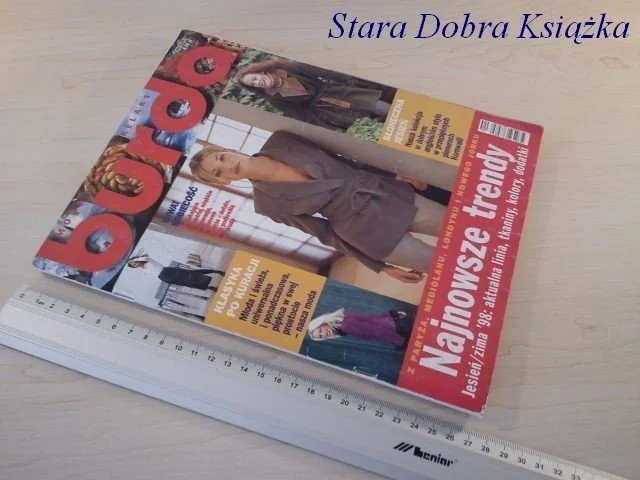 Ostatnia szansa BURDA 9/98 NAJNOWSZE TRENDY JESIEŃ/ZIMA 1998