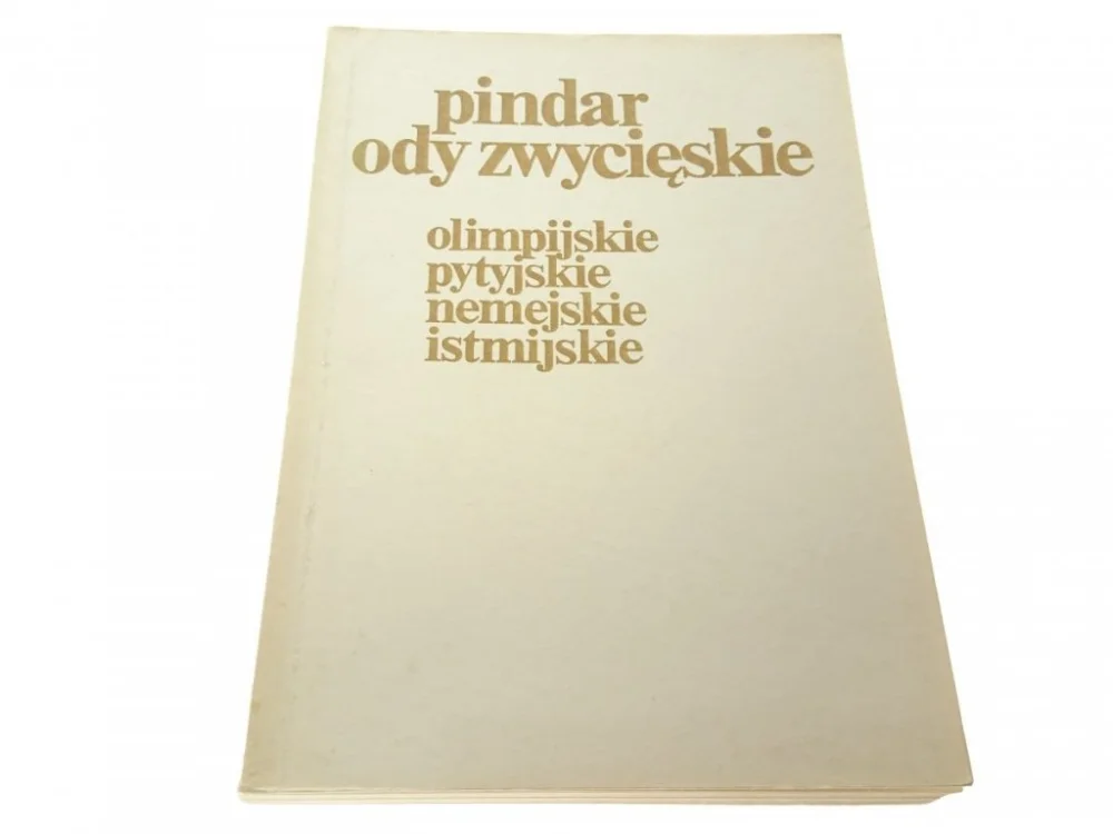 Oferta limitowana ODY ZWYCIĘSKIE. OLIMPIJSKIE PYTYJSKIE - Pindar