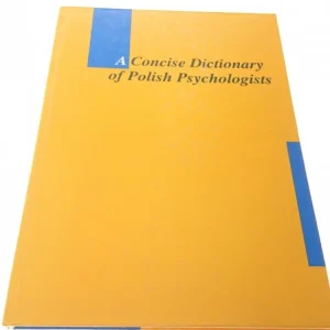 A CONCISE DICTIONARY OF POLISH PSYCHOLOGISTS Hit cenowy