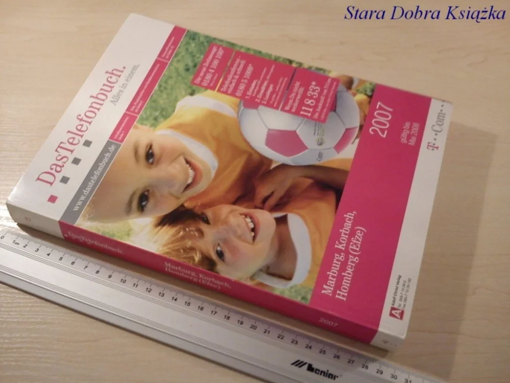 Obniżka ceny DAS TELEFONBUCH 2007 MARBURG KORBACH HOMBERG