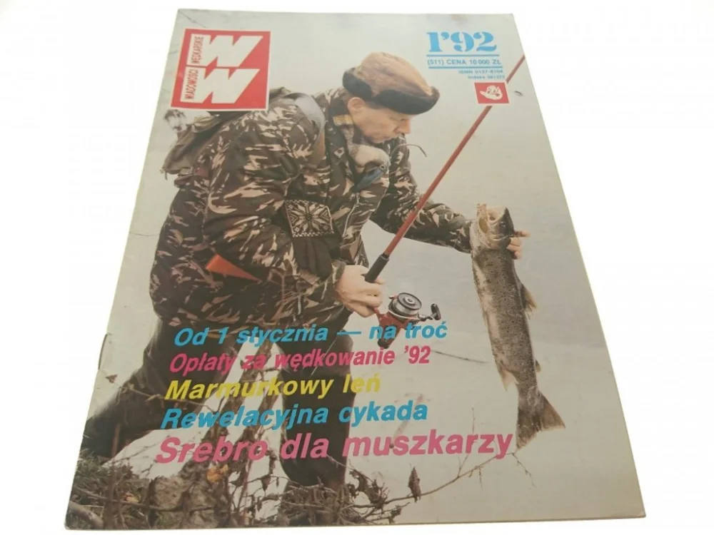 WIADOMOŚCI WĘDKARSKIE NR 1'92 Darmowy zwrot