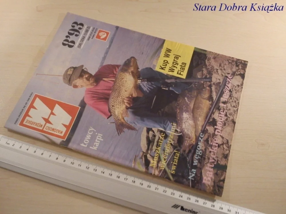 Obniżka ceny WIADOMOŚCI WĘDKARSKIE NR 8'93 (530)
