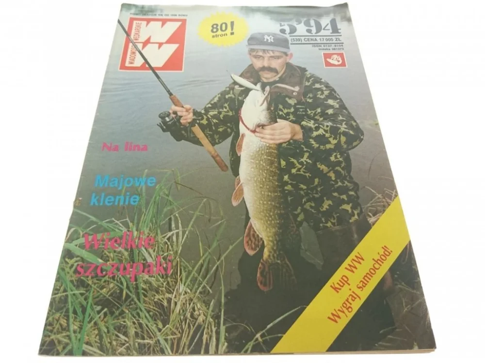 Tylko do końca tygodnia WIADOMOŚCI WĘDKARSKIE NR 5'94 (539)