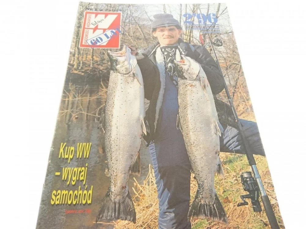 WIADOMOŚCI WĘDKARSKIE 2/96 - LUTY Z MUCHÓWKĄ Wyprzedaż