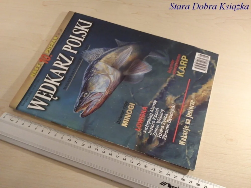 Tani WĘDKARZ POLSKI NR. 8 / 2003 DZIWNE RYBY MINOGI