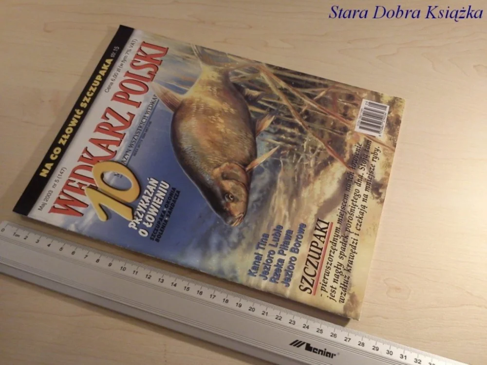 Nowość WĘDKARZ POLSKI NR5/2003 10 PRZYKAZAŃ O ŁOWIENIU
