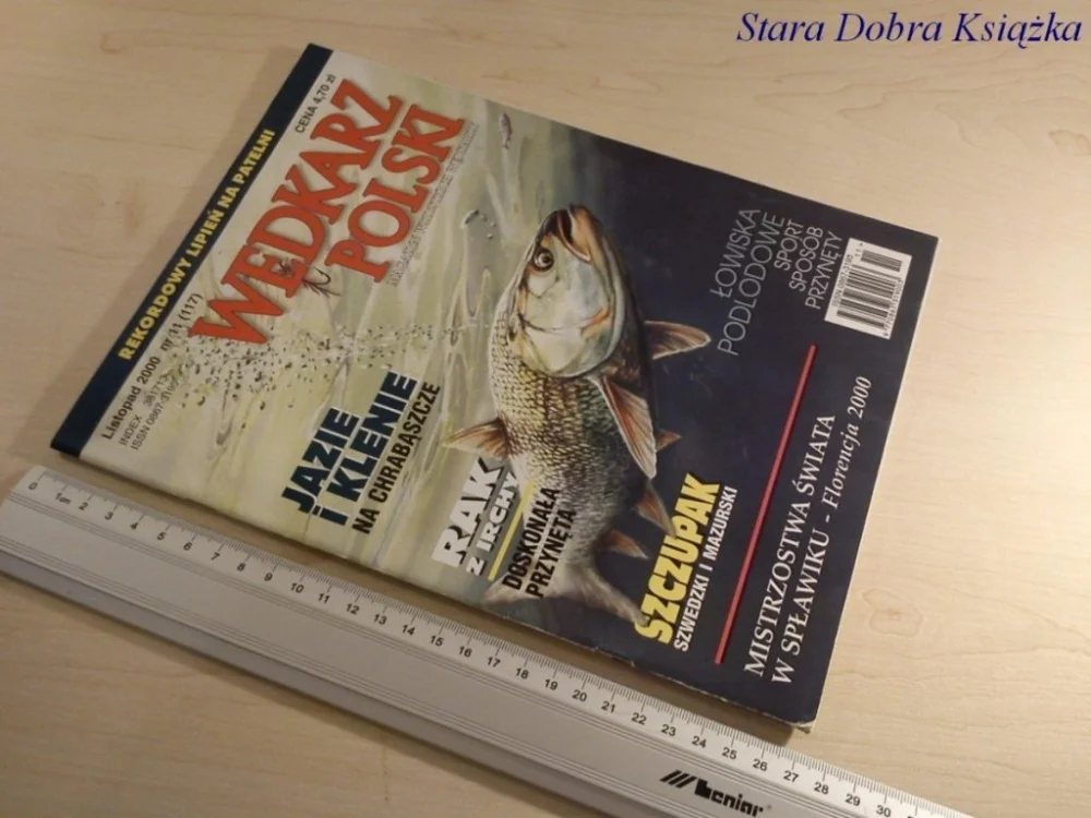 WĘDKARZ POLSKI NR.11/ 2000 NA ROBAKA Bezpieczna płatność