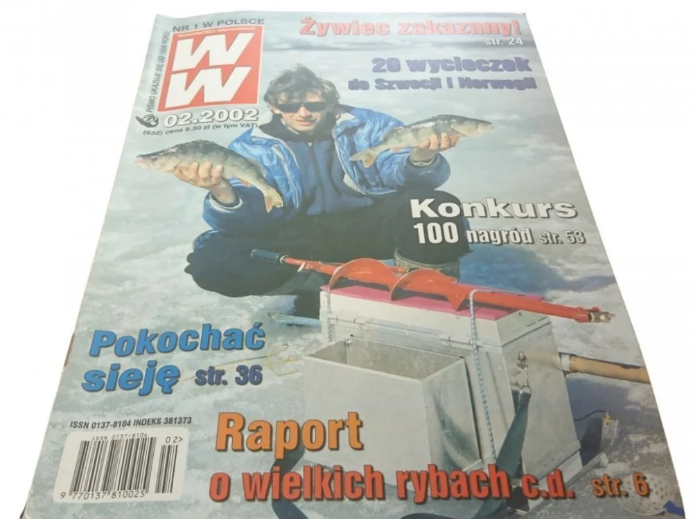 WIADOMOŚCI WĘDKARSKIE 2/02 - NA REKINY Tylko dziś