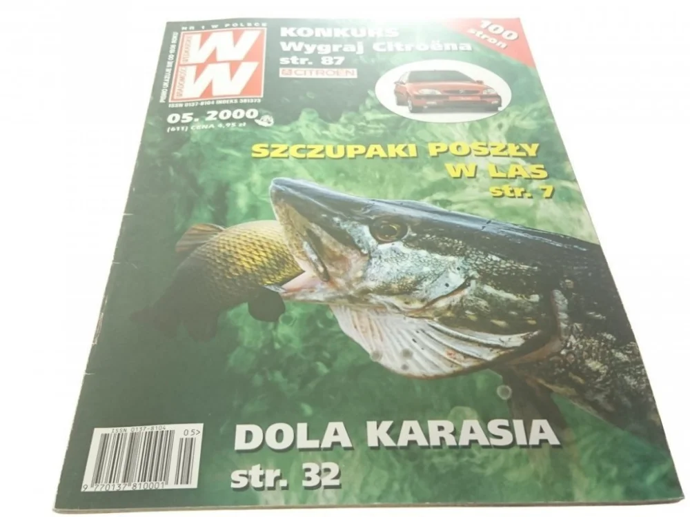 Oferta limitowana WIADOMOŚCI WĘDKARSKIE 5/00 - DOLA KARASIA