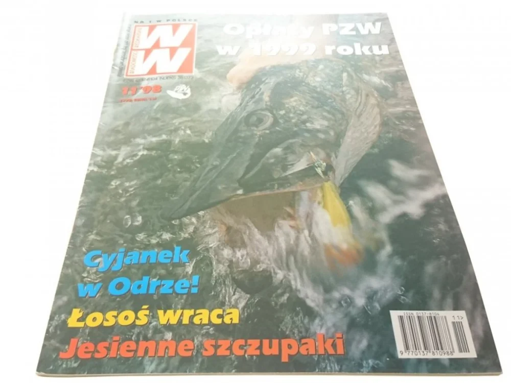 Oferta czasowa WIADOMOŚCI WĘDKARSKIE 11/98 - NIE TYLKO TROĆ