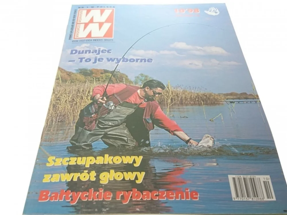 WIADOMOŚCI WĘDKARSKIE 10/98 - BOLEŃ MOJA RYBA Obniżka ceny