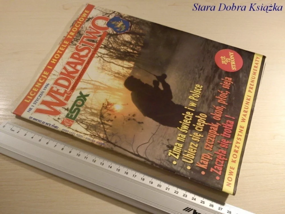 Tylko do końca tygodnia WĘDKARSTWO - POD TROCIOWE GUSTA 1/1996