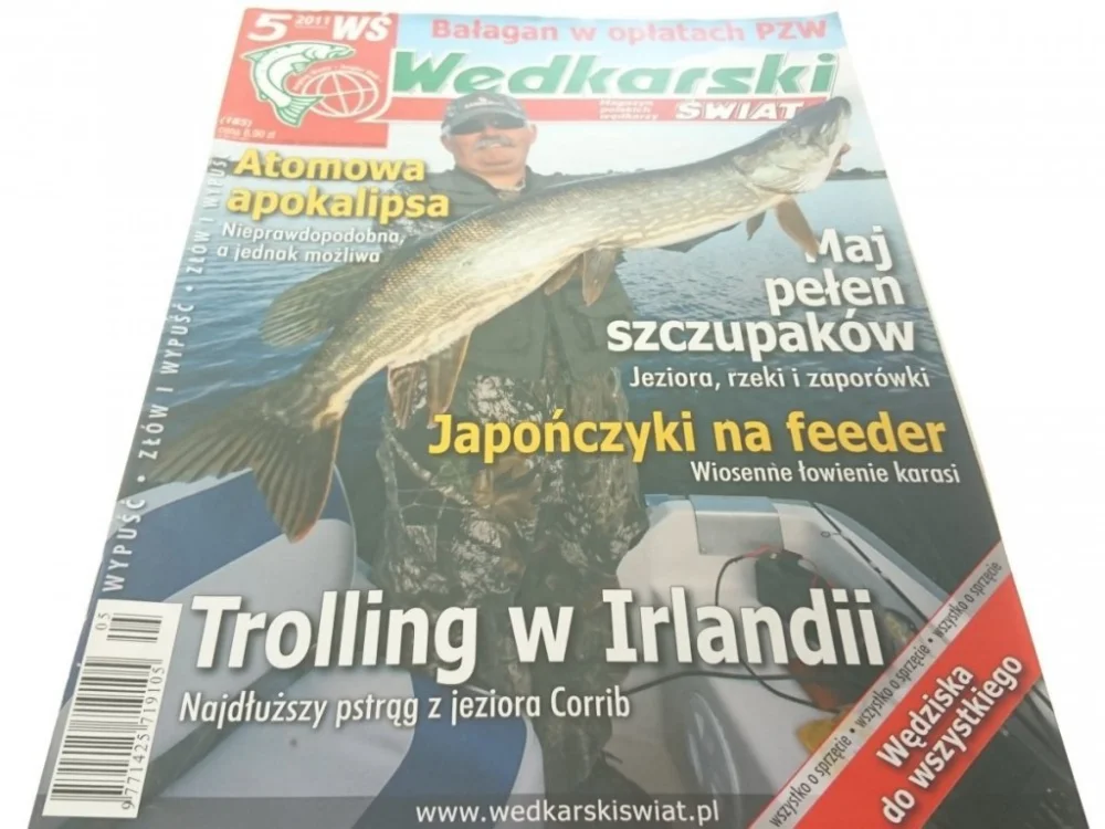 Super okazja WĘDKARSKI ŚWIAT 5 (185) 2011