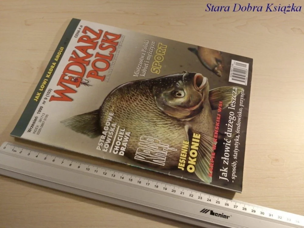 WĘDKARZ POLSKI NR 9/1999 JAK ZŁOWIĆ DUŻEGO LESZCZA Ostatnie sztuki