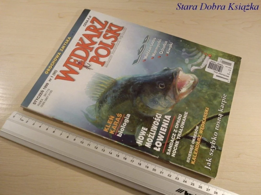 WĘDKARZ POLSKI NR. 1/1999 KLEŃ KARAŚ BIOLOGIA Nie przegap