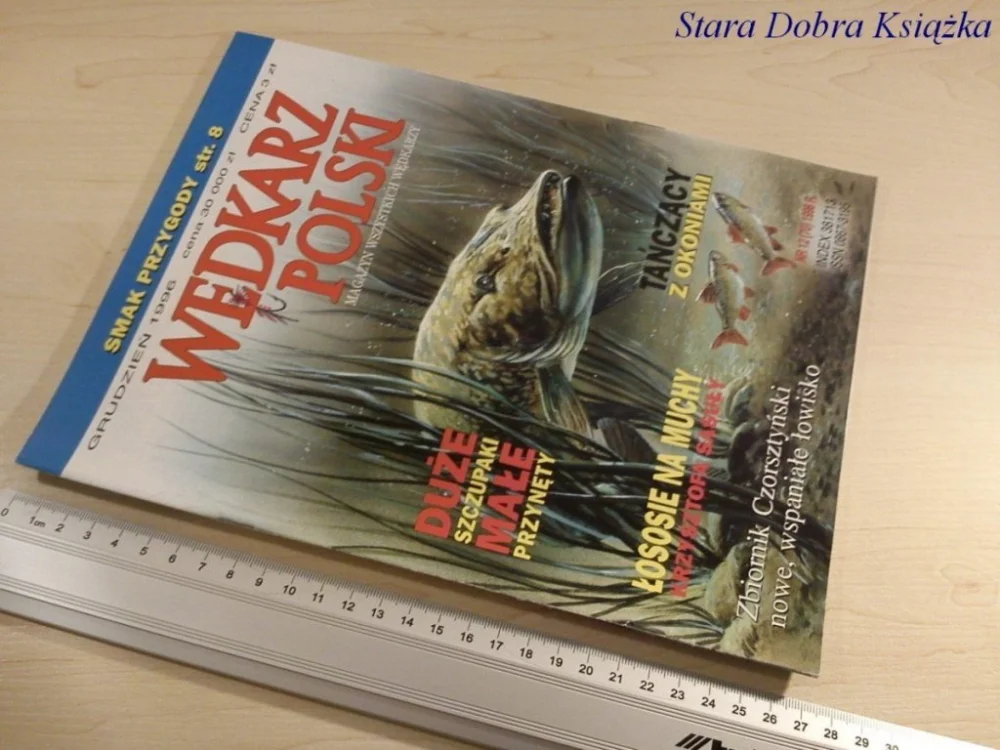 WĘDKARZ POLSKI NR.12/1996 ŁOSOSIE NA MUCHY Ostatnie sztuki
