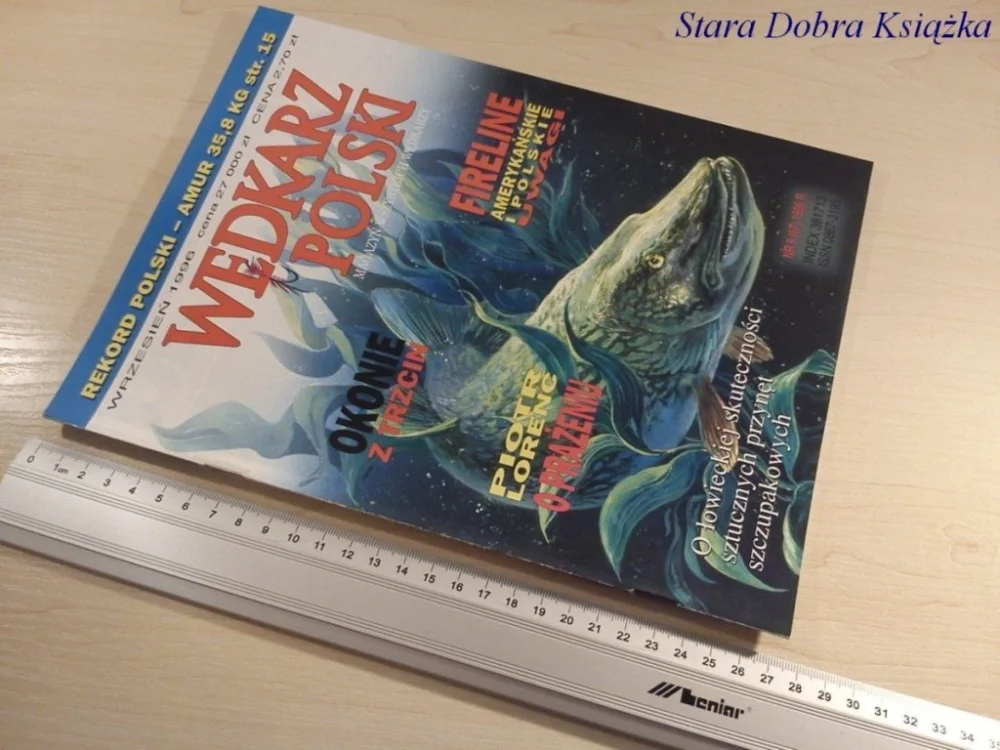 Wysoka jakość WĘDKARZ POLSKI NR.9/1996 OKONIE Z TRZCIN