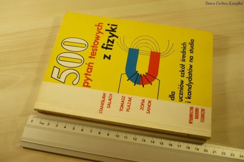 Szybka wysyłka 500 PYTAŃ TESTOWYCH Z FIZYKI Stanisław Salach 1991