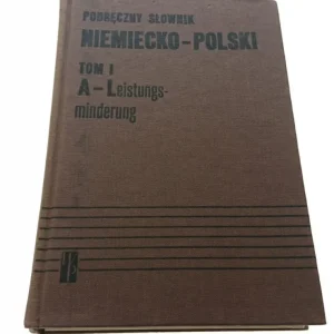 PODRĘCZNY SŁOWNIK NIEMIECKO-POLSKI TOM I (1983) Wyjątkowa oferta