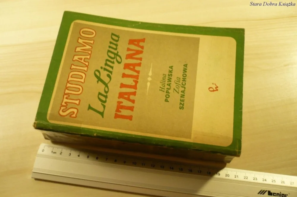 Wyprzedaż STUDIAMO LA LINGUA ITALIANA Halina Popławska 1980