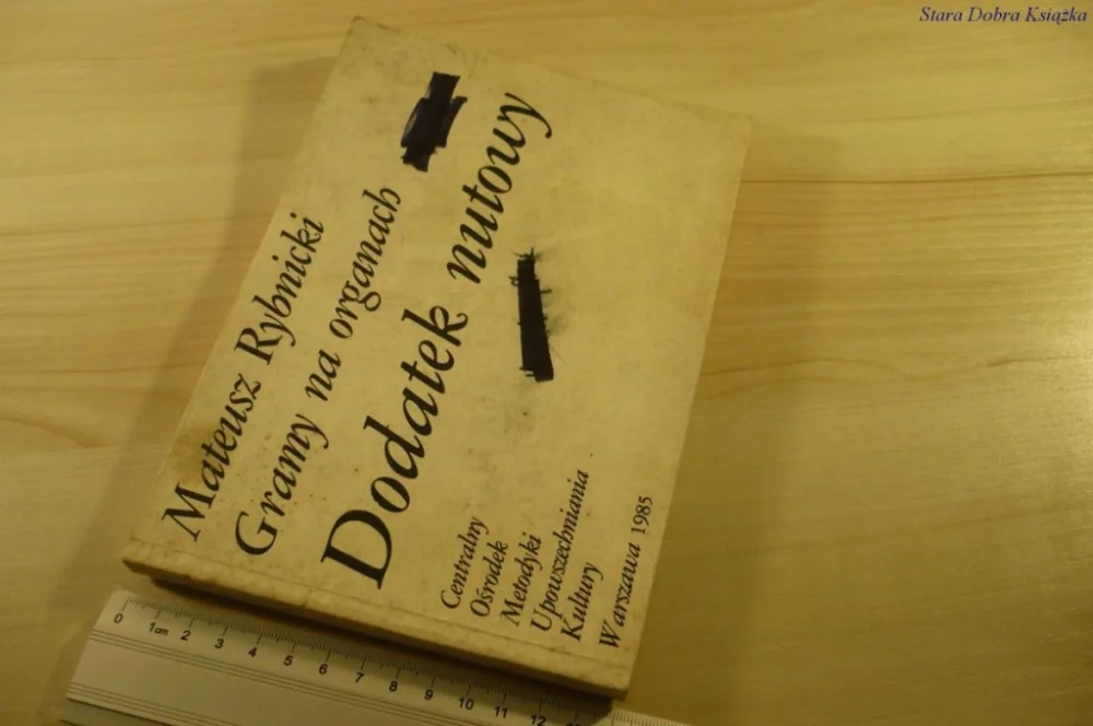 Taniej GRAMY NA ORGANACH. DODATEK NUTOWY - Rybnicki 1985