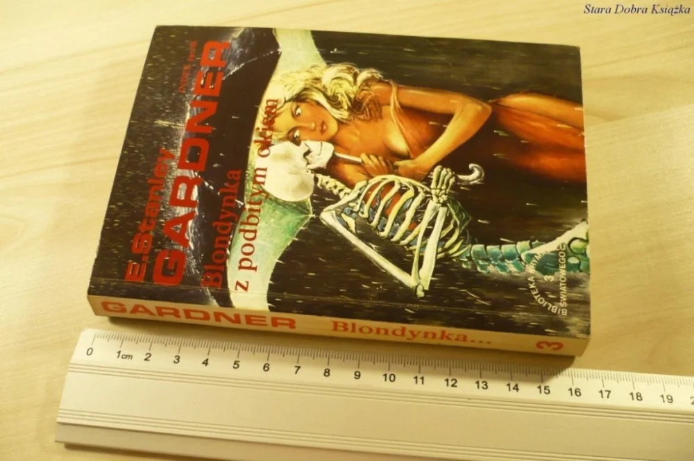 BLONDYNKA Z PODBITYM OKIEM - E. S. Gardner (1992) Bestseller