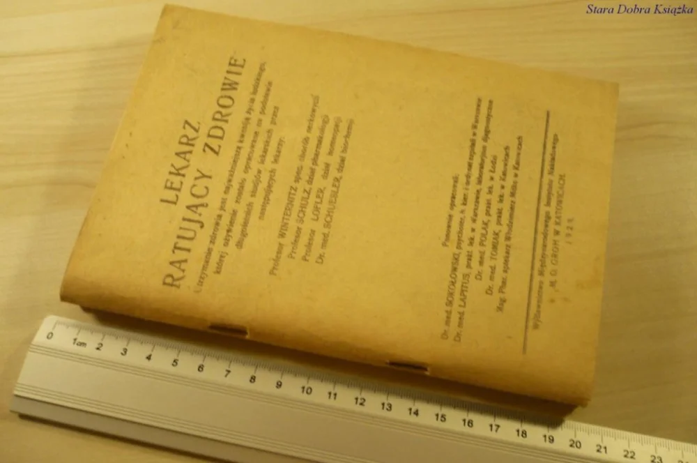 Bezpieczna płatność LEKARZ RATUJĄCY ZDROWIE. PRZEDRUK (1929)
