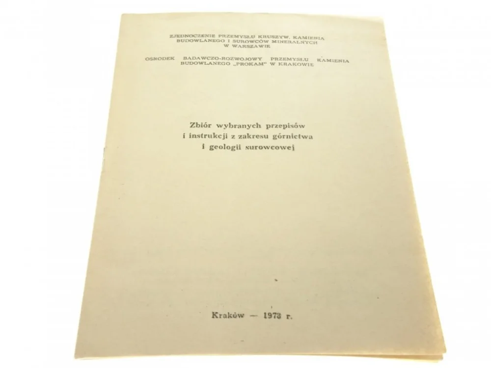 ZBIÓR WYBRANYCH PRZEPISÓW I INSTRUKCJI (1973) Bezpieczna płatność