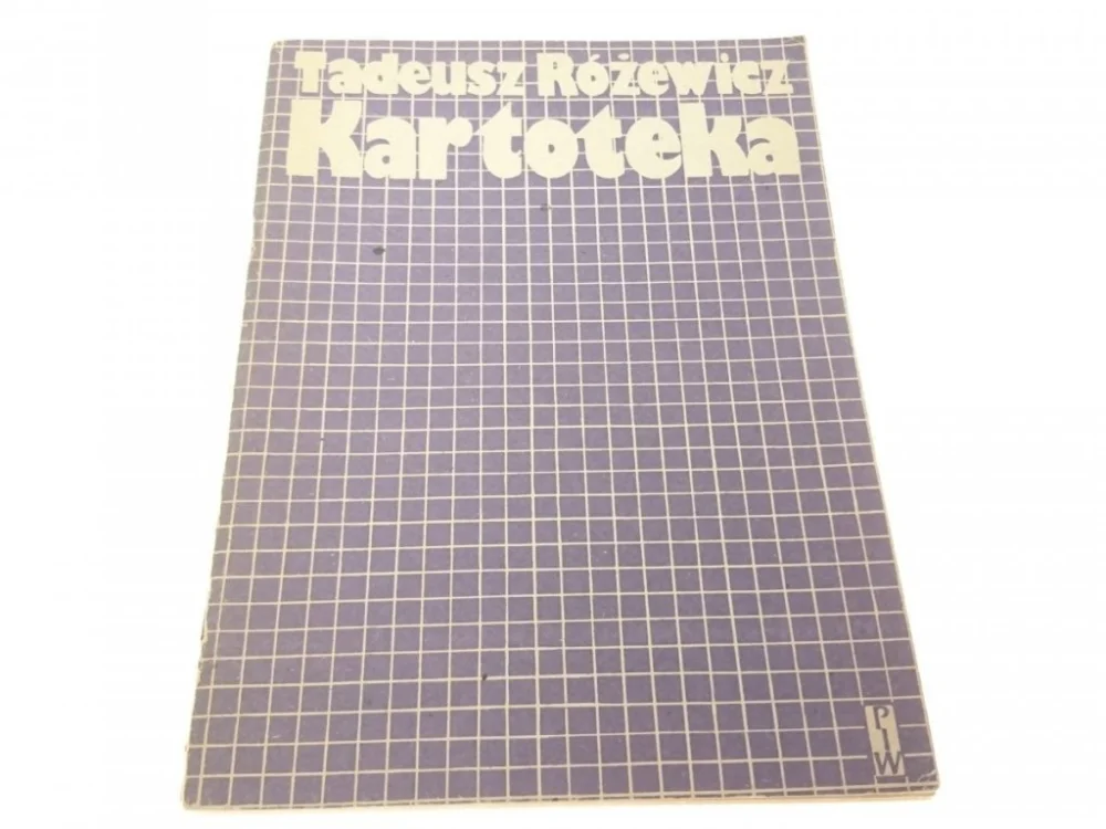 Niska cena KARTOTEKA - Tadeusz Różewicz (1981)