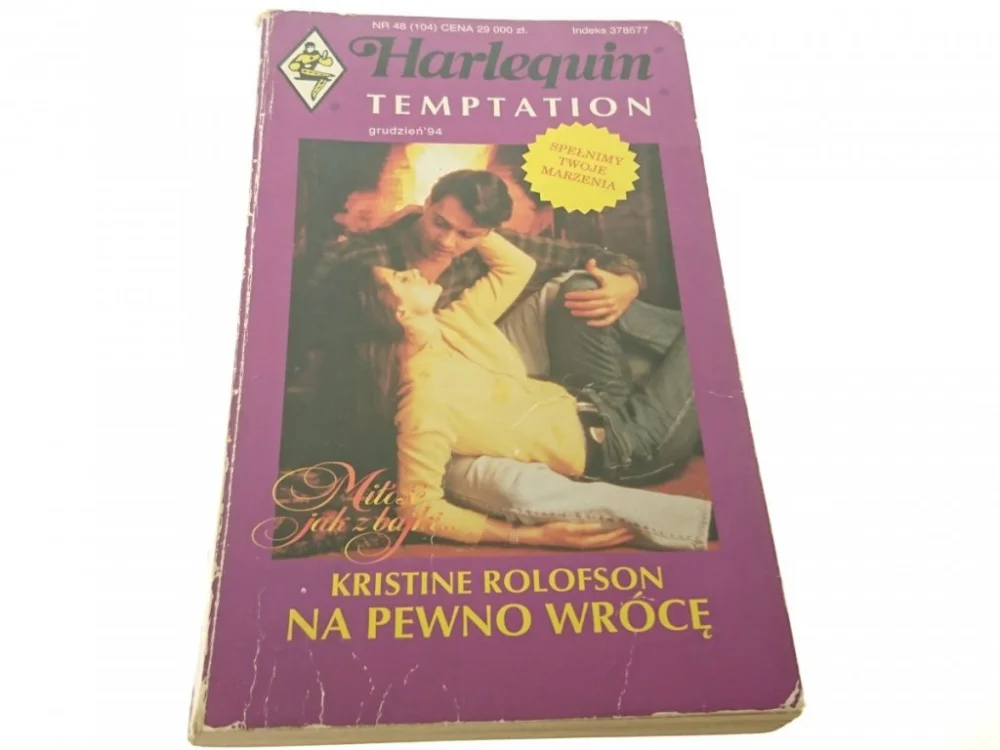 NA PEWNO WRÓCĘ - Kristine Rolofson (1994) Łatwy zwrot