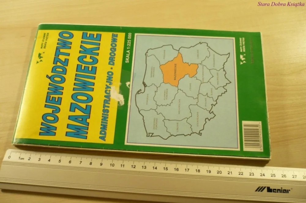WOJEWÓDZTWO MAZOWIECKIE 1: 225 000 Łatwy zwrot