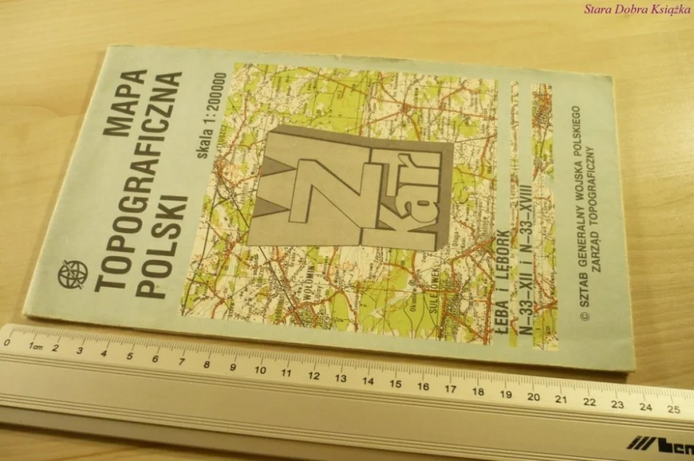 Ostatnia szansa MAPA TOPOGRAFICZNA POLSKI. ŁEBA I LĘBORK (1994)