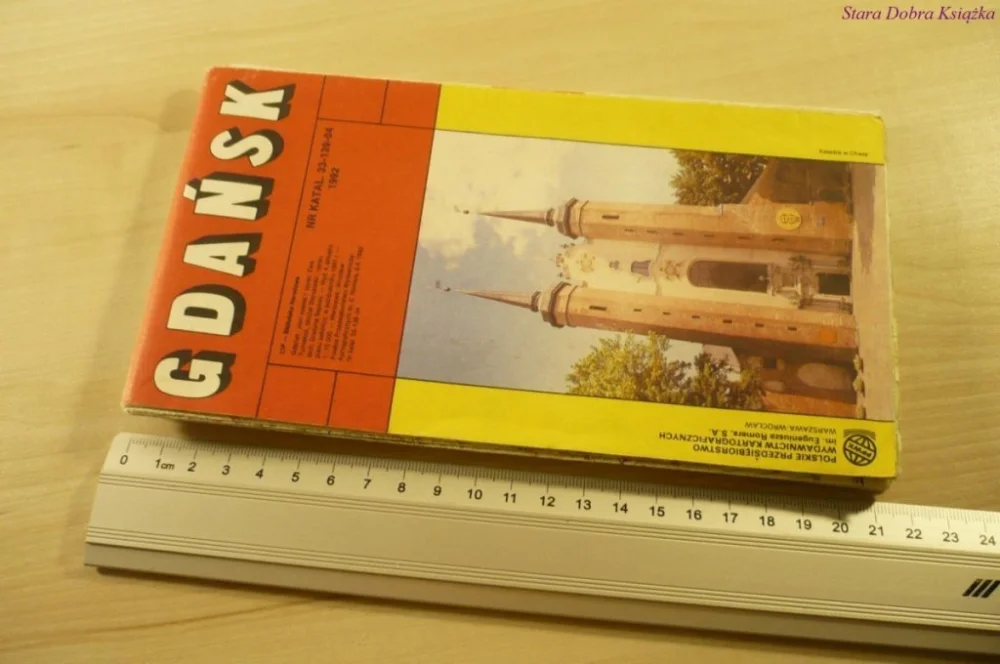 GDAŃSK. PLAN MIASTA (1992) Obniżka ceny