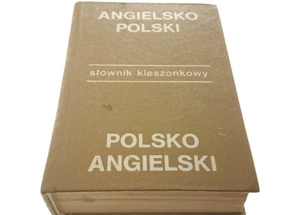 Nowy SŁOWNIK KIESZONKOWY ANG-POL; POL-ANG - Jaślan 1985