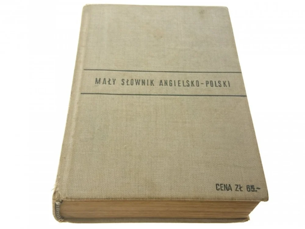 Darmowy zwrot MAŁY SŁOWNIK ANGIELSKO-POLSKI; POLISH-ENGLISH 1967