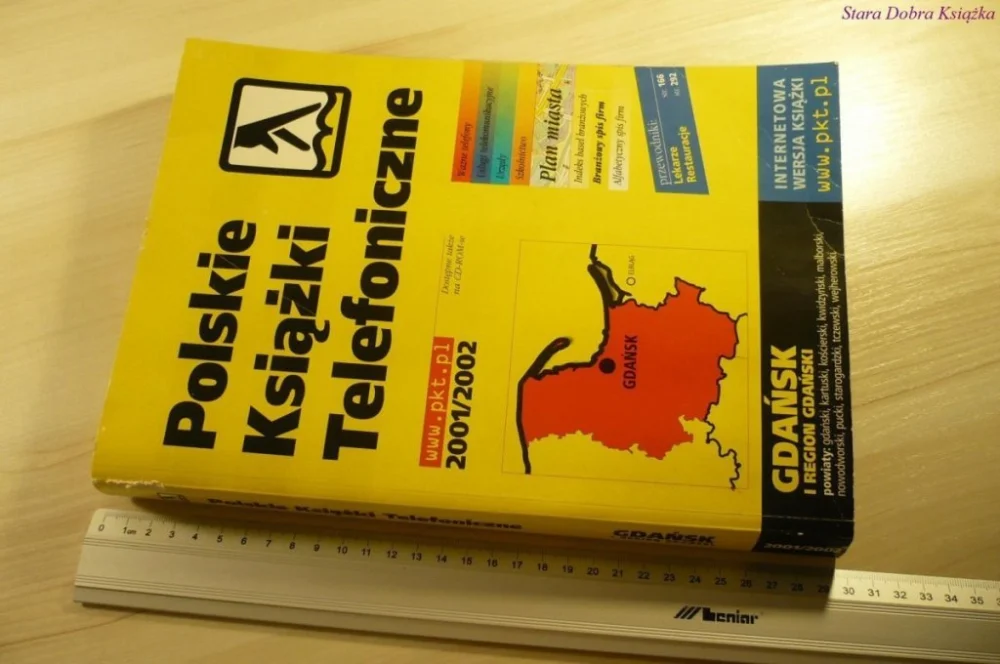 Tylko do końca tygodnia POLSKIE KSIĄŻKI TELEFONICZNE 2001/2002 GDAŃSK