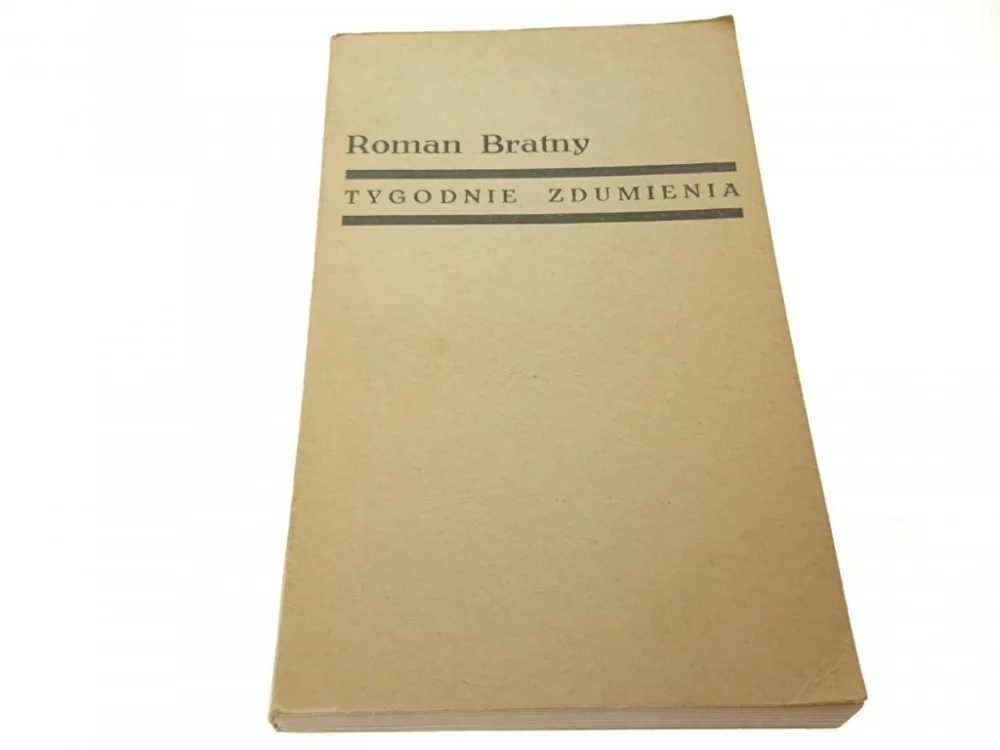 TYGODNIE ZDUMIENIA - Roman Bratny (1971) Wysoka jakość