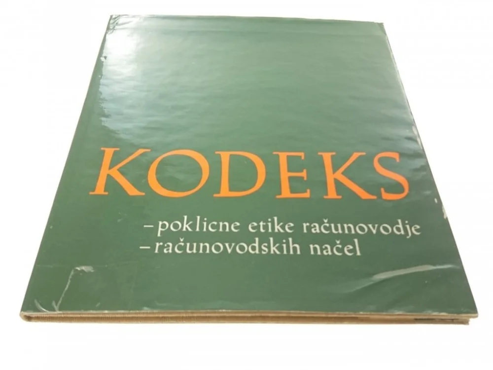 KODEKS. POKLICNE ETIKE RAĆUNOVODJE (1973) Wyprzedaż
