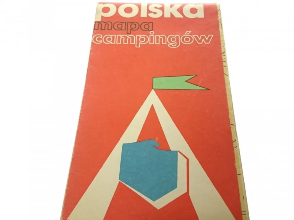 POLSKA MAPA CAMPINGÓW (1975) Ostatnie sztuki