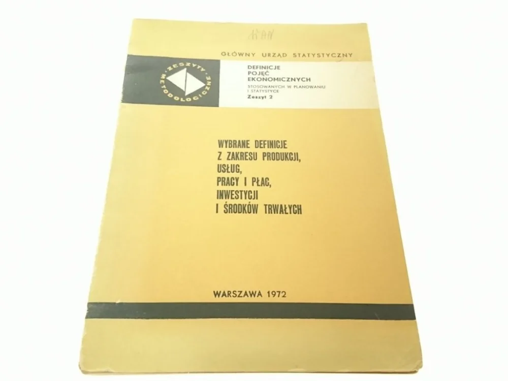 Okazja WYBRANE DEFINICJE Z ZAKRESU PRODUKCJI, USŁUG 1972