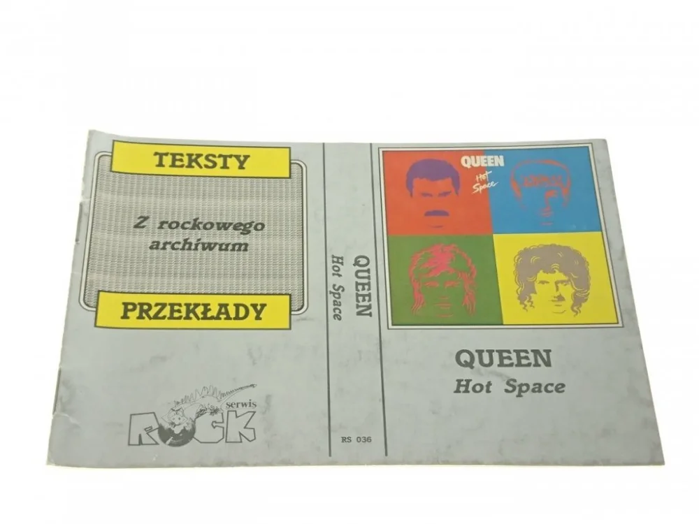 QUEEN. HOT SPACE (1992) TEKSTY PIOSENEK Wyprzedaż
